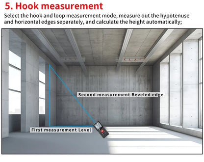 Snakol Laser Distance Meter 50m 70m 100m 120m Rangefinder Profesional Range Finder Digital Tape Measure Ruler Test Tools