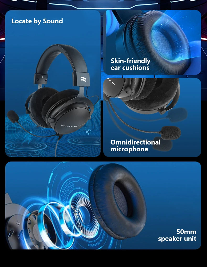 TALOMEN W550X Corded Studio Headphones Stereo Professional DJ Headphones Over-Ear Monitor Headphones with Detachable Cable Gift