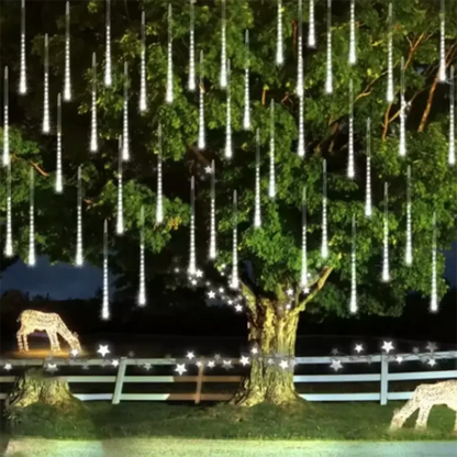 2025 30/50cm USB LED Meteor Shower Lights Falling Rain Drop Fairy String Light for Christmas Party Garden Holiday Decorations