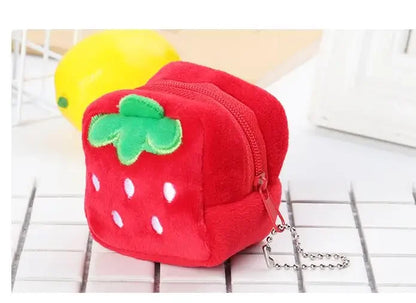 Animal Shape Plush Coin purse Headphone Bag Zipper Money Duck Women Coin Wallet Bag Kawai Card Key Money Coin Purse Bags Gift