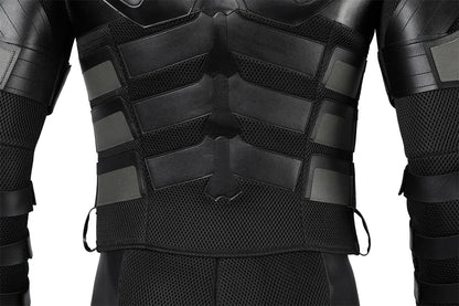 Superhero Bruce Wayne  High Quality Movie Dark Knight Bat Cosplay  Battle Costume Outfit Man Vest Cloak Mask Halloween Carnivl