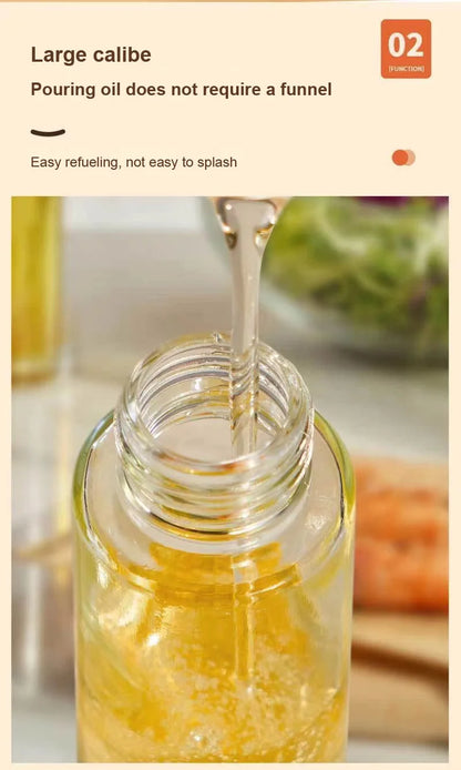 200ml/300ml Kitchen Oil Spray Bottle – Olive Oil Dispenser for Cooking & BBQ
