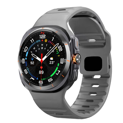 For Samsung Galaxy Watch 7 Ultra Strap 47mm Accessories correa Sport Silicone Bracelet For Galaxy Watch 8 ultra 2025 band 47 mm