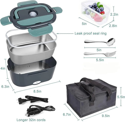 1.5L Electric Lunch Box Warmer – 60W for Car & Home Use