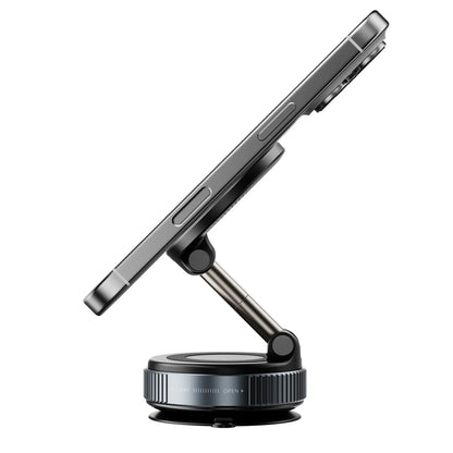 Magnetic Vacuum Adsorption Car Phone Mount 360° Rotatable Folding Mobile Phone Stand for Car/Gym/Mirror/Shower/Smooth Surface