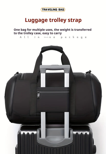 Large Capacity Travel Duffel Bag - Durable Oxford Cloth, Spacious & Stylish Overnight Sports Gym Bag with Multiple Compartments