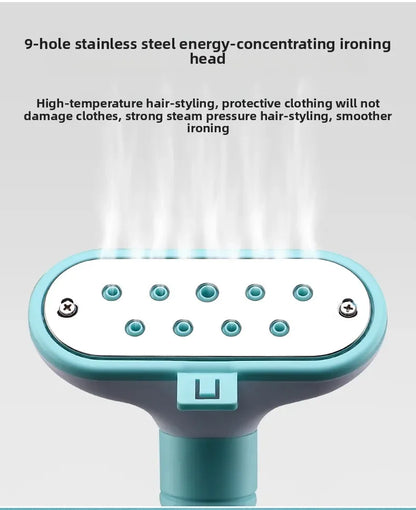 EU Handheld Double Rod Home Garment Steamer Equipment Standing Steam Iron Vertical Fast Heating Clothes Drying Ironing Machine