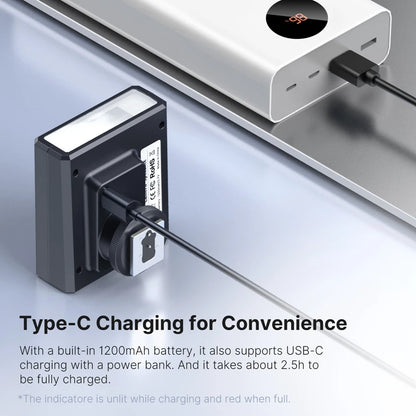 Ulanzi F12 Mini Camera Flash Speedlite GN12 6500K Standard Hot Shoe Mount for Sony Canon Nikon Panasonic Olympus DSLR Camera