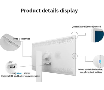 32" Android 12 Smart Touchscreen Display – 8+128GB, WiFi, HDMI, Portable Stand  Character count: 96 (still optimized for SEO; we can shorten