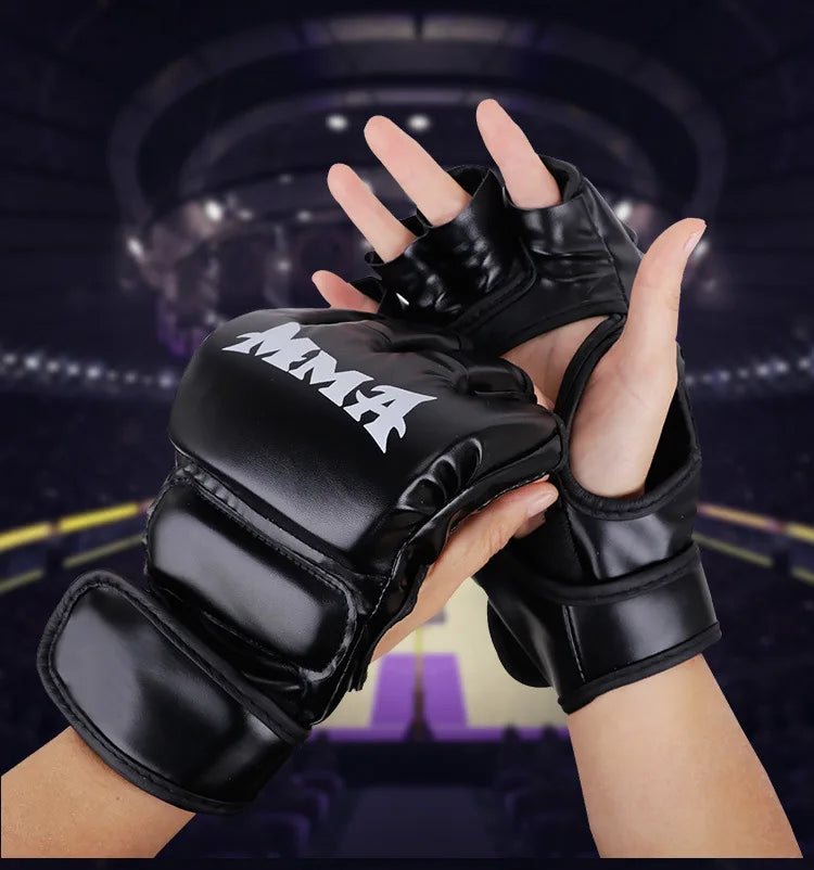 High-quality Training Gloves MMA and Martial Arts with Thickened Fingers Added Protection Flexibility Suitable for Adults Kids