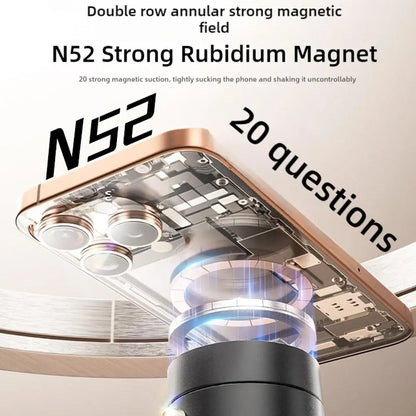 Double Sided Suction Cup Magnetic Phone Holder Lazy Multi-functional Foldable Storage Holder Vacuum Suction Phone Holder