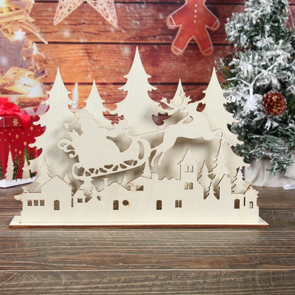 DIY Christmas Tee Wooden Ornament Christmas Decoration for Home 2025 Pendant Xmas Ornaments Navidad Natal New Year Gift 2026