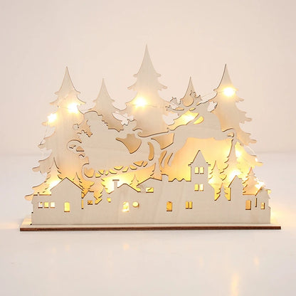 DIY Christmas Tee Wooden Ornament Christmas Decoration for Home 2025 Pendant Xmas Ornaments Navidad Natal New Year Gift 2026