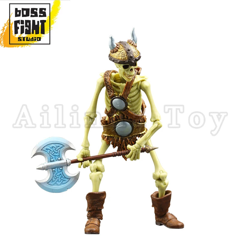 Boss Fight Studio 1/12 Action Figure EPIC H.A.C.K.S. Pirate Barbarian Gladiator Skeleton Anime Model For Gift