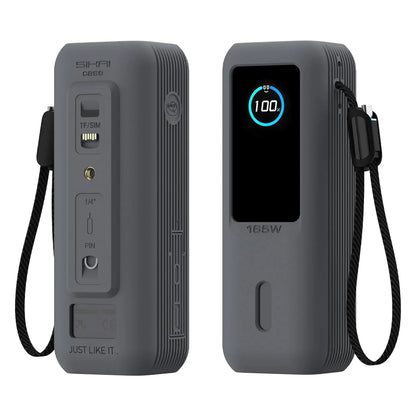 SIKAI Silicone Case for Anker Zolo 165W 2in1 Power Bank Shockproof Protective Cover Soft Durable Portable Charger case