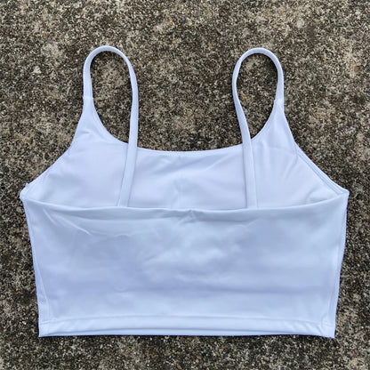High-Support Sports Bra for Women - Backless, Removable Pads & Breathable