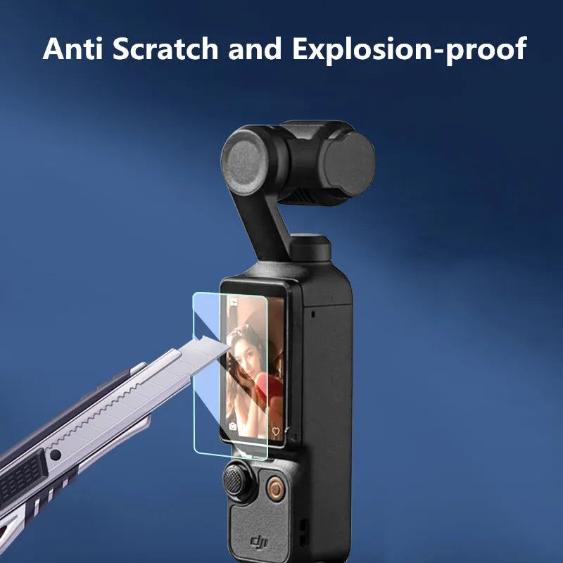 9H HD Tempered Glass for DJI OSMO Pocket 3 Screen Protector For DJI Pocket 3 Gimbal Camera Lens Protect Glass Accessories
