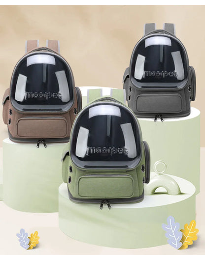 Transparent Cat Carrier Backpack – Breathable Travel Bag