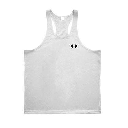 Gym Bodybuilding Stringer Y-back Tank Tops Mens Fitness Sleeveless Cotton Breathable T-Shirt Summer Cool Workout Muscle Vests
