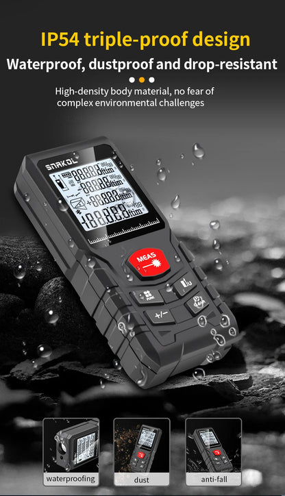 Snakol Laser Distance Meter 50m 70m 100m 120m Rangefinder Profesional Range Finder Digital Tape Measure Ruler Test Tools
