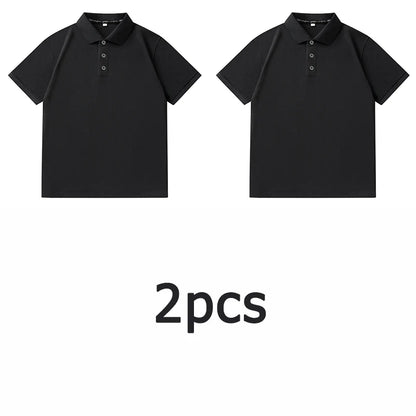 Men’s Plus Size Polo Shirt – Breathable Oversized Casual Top (1XL–7XL)