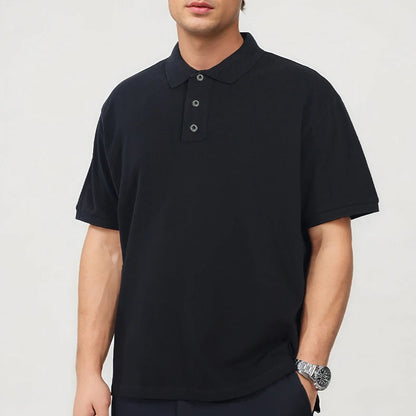 Men’s Plus Size Polo Shirt – Breathable Oversized Casual Top (1XL–7XL)