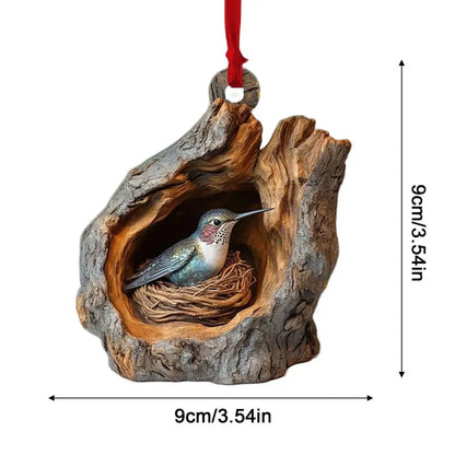 Cartoon Animal Christmas Tree Pendants 2D Acrylic Hanging Ornaments Home Party Christmas Decoration 2025 Navidad New Year Gifts