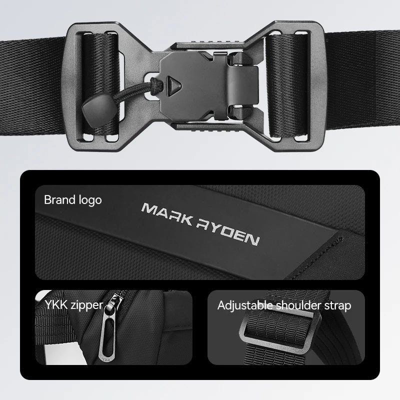 MarkRyden EasePack Sling: Your Daily Leather Crossbody Bag for Travel and Everyday Comfort Crossbody bag Messenger Bag