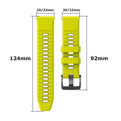 20mm/22mm Silicone Soft Strap For Garmin Active/Vivoactive 6 5/Venu 3 Sq/Forerunner 570 165 265 Band For Amazfit/HUAWEI Bracelet