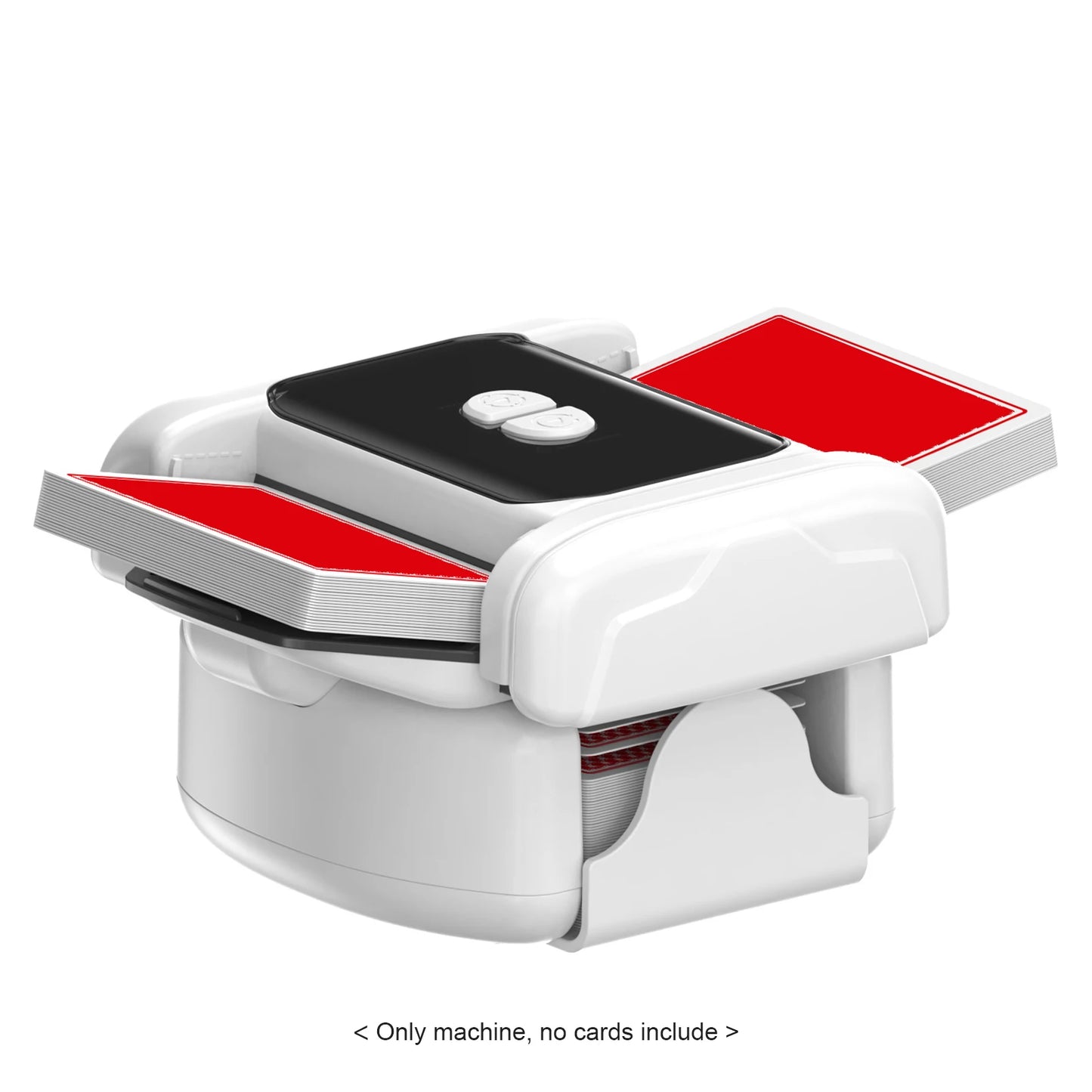 2 Deck Automatic Card Shuffler Card Dealer Machine Electric Casino Card Shuffler Cordless Poker Machine Card Dealer Rechargeable