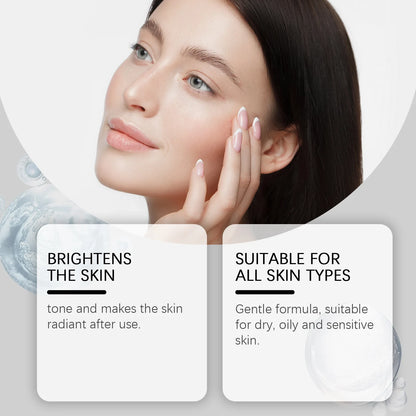 OceAura Exfoliating Facial Serum for Cleaning Pores Remove Dead Skin Blackhead Remover Oil Control Exfoliant Rice Ampoule 100ml