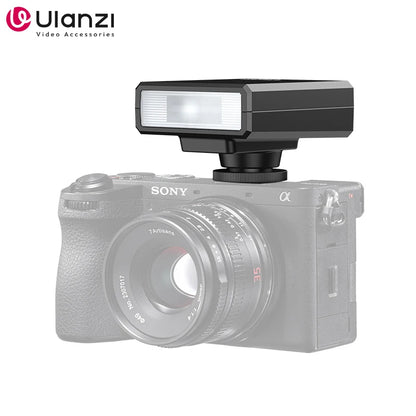 Ulanzi F12 Mini Camera Flash Speedlite GN12 6500K Standard Hot Shoe Mount for Sony Canon Nikon Panasonic Olympus DSLR Camera
