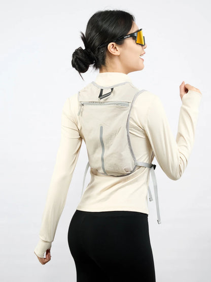 For Biking Running Storage Vest Lightweight Running Vest Reflective Hydration Water Chest Pack With Phone Storage Pocket