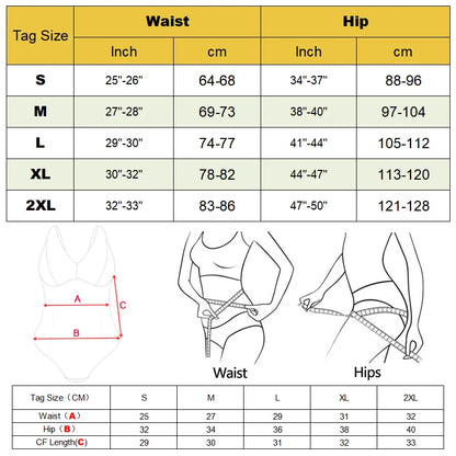 Women's Shapewear Bodysuit with Built-in Bra & Tummy Control