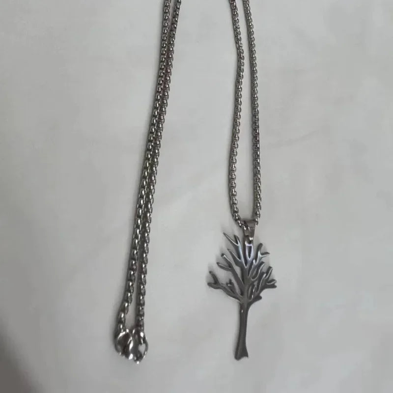 New Personalized Stainless Steel Tree Of Life Pendant Necklace Jewelry Accessories For Men And Women Jewelry Gifts Wholesale