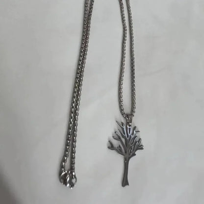 New Personalized Stainless Steel Tree Of Life Pendant Necklace Jewelry Accessories For Men And Women Jewelry Gifts Wholesale