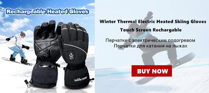 SNOW DEER Rechargeable Electric Skiing Heated Socks Winter Warm Thermal Cycling Sock Stocking Men Women For Motorcycle Cycling