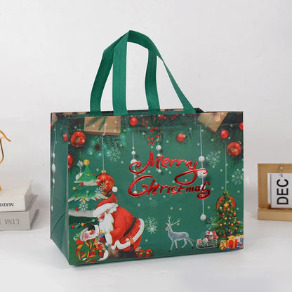 Christmas Gift Bag Santa Claus Snowman Candy Gift Packaging Bag 2024 Merry Christmas Party Home Decor Navidad Noel 2025 New Year