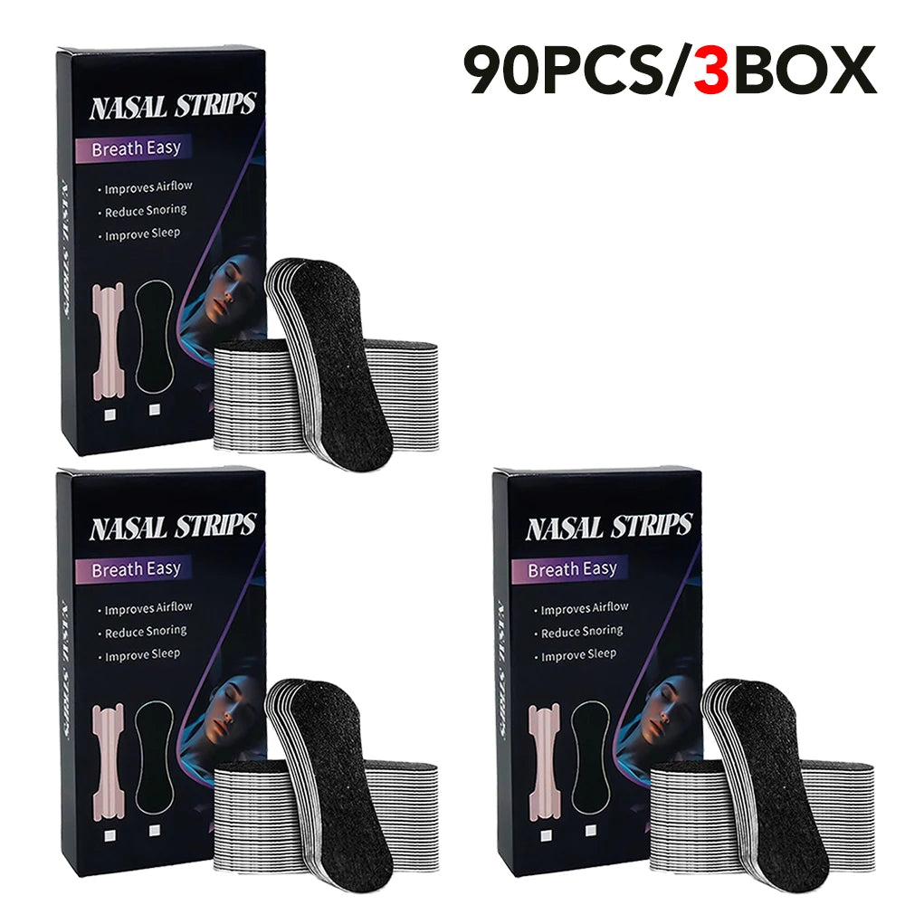 Anti Snoring Nose Strips for Breathing Correction Physical Expansion Breathable Nasal Patch Better Sleep Anti-Snoring Nasal Stri