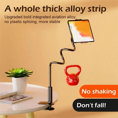 Tablet Stand for Desk Clip Rotating Lazy Flexible Gooseneck Clamp Universal Long Arm Mount for Ipad Bed Desk Mobile Phone Holder