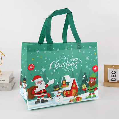 Christmas Gift Bag Santa Claus Snowman Candy Gift Packaging Bag 2024 Merry Christmas Party Home Decor Navidad Noel 2025 New Year