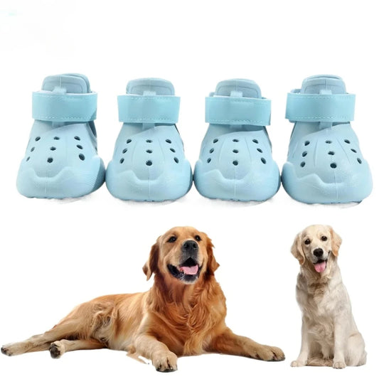 Reflective Waterproof Dog Boots – Anti-Slip Outdoor Shoe