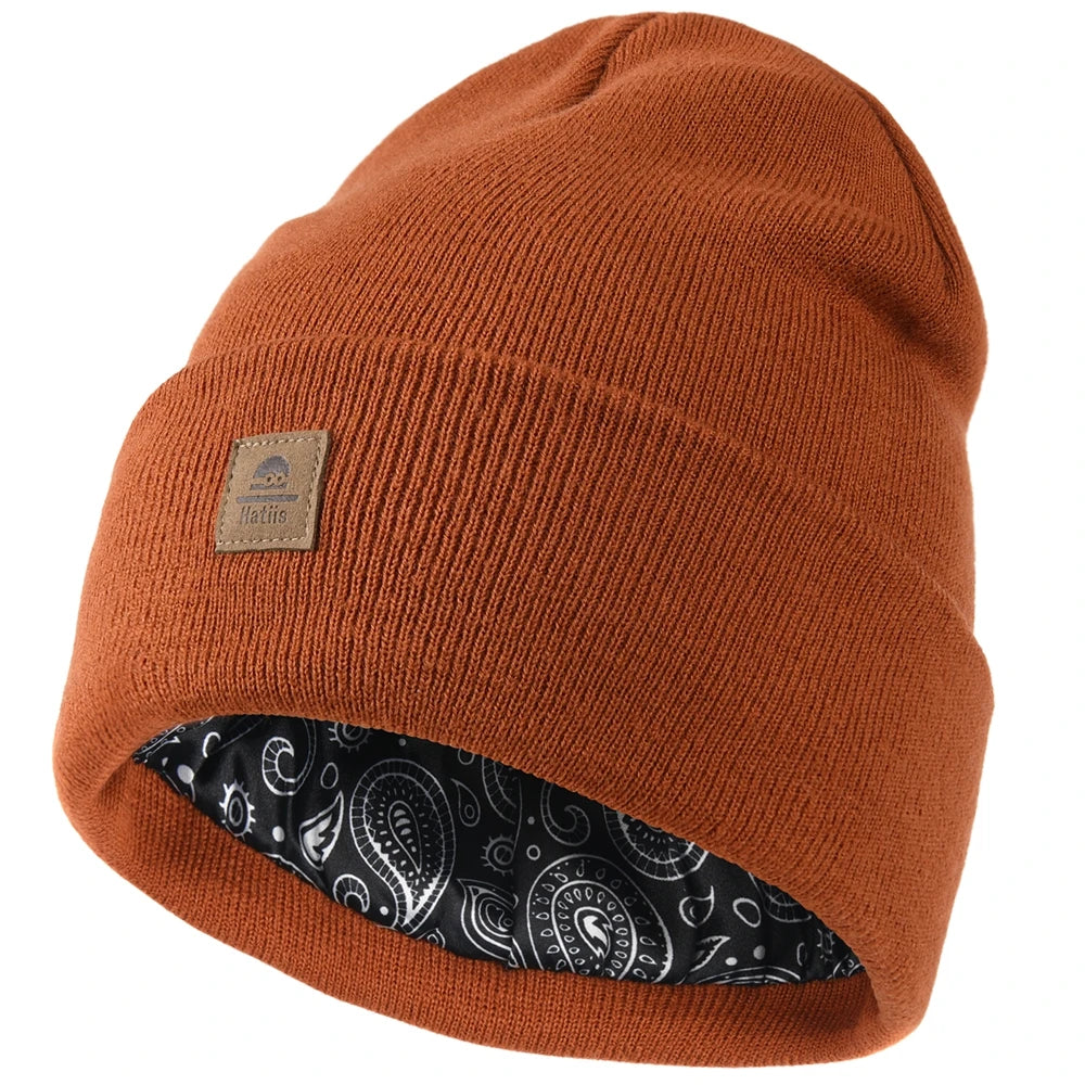 Scalloped Beanie Hat Knitted Warm Cap with Fold-Over Cuff Autumn Winter Fashion Accessory for Men And Women