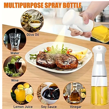 Oil Spray Bottle – Refillable 300ml/500ml for Cooking, BBQ, Air Fryer