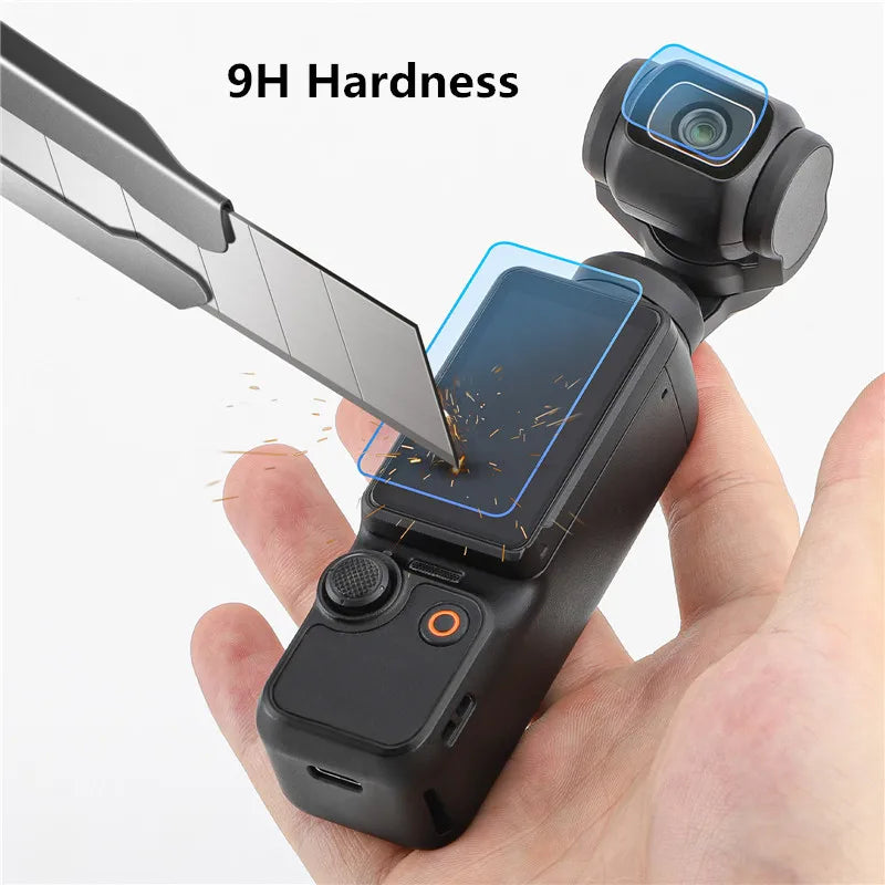 9H HD Tempered Glass for DJI OSMO Pocket 3 Screen Protector For DJI Pocket 3 Gimbal Camera Lens Protect Glass Accessories