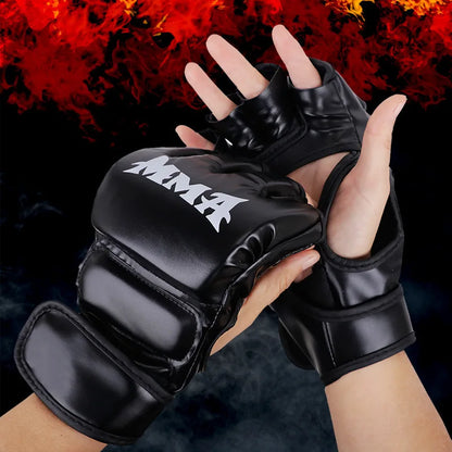 High-quality Training Gloves MMA and Martial Arts with Thickened Fingers Added Protection Flexibility Suitable for Adults Kids