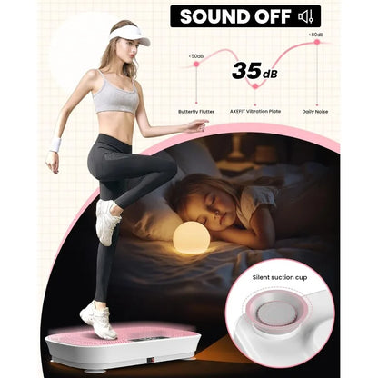 Vibration Plate Exercise Machine – Bluetooth & 400lbs Max