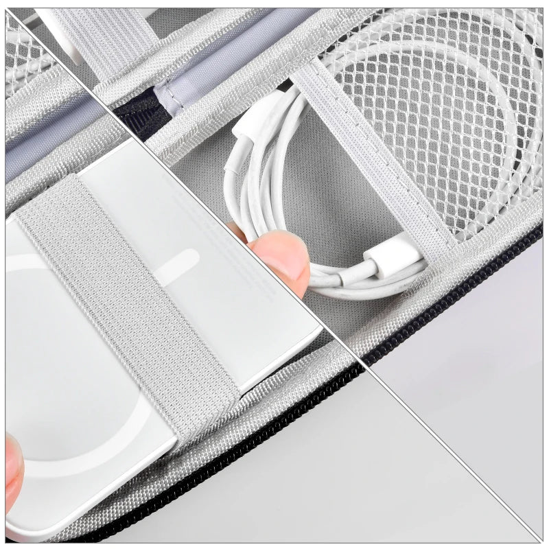 （CASE  ONLY)Charger Battery Pack Case Compatible with Apple MagSafe/for Baseus/for Belkin/for INIU, Holder for Anker 633/622/621