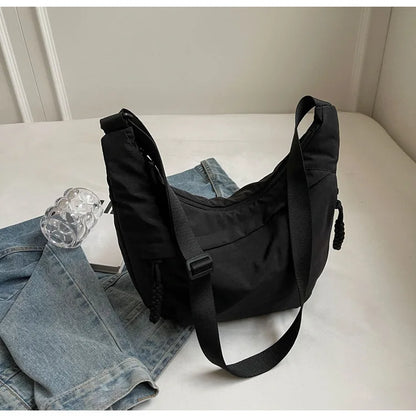 Unisex Oxford Crossbody Messenger Bag – Large Capacity & Casual Style