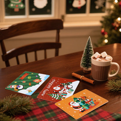 Christmas Scratch Cards Merry Christmas Decorations for Home 2025 Navidad Natal DIY Surprise Gifts Xmas Ornament New Year 2026